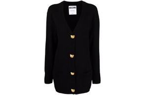 MOSCHINO Вязаный свитер женский черный FW21