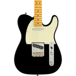 Электрогитара Fender American Professional II Telecaster с грифом из клена, черного цвета