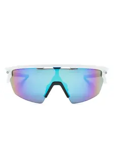 Солнцезащитные очки Sphaera в массивной оправе Oakley, белый