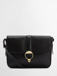 Кожаная сумка-кроссбоди rosa Barbour, Black