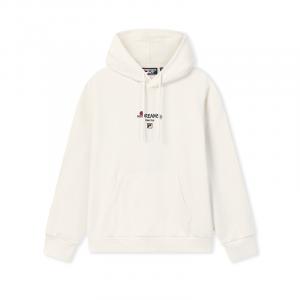 Оригинальный свитшот унисекс парового белого цвета Steam White FILA, белый