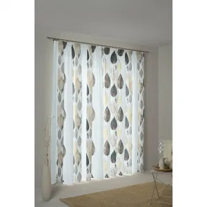 Штора Marek с присборенной лентой, 1 шт. Wirth, серый