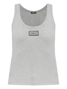Футболка с логотипом Versace, серый