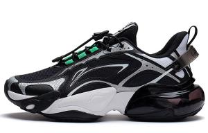 Кроссовки LINING YOUNG Sports Life Collection Kids Lifestyle Shoes GS Low-top Black/silver, черный/серебряный