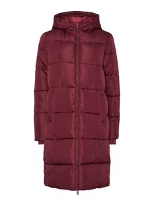 Зимнее пальто PIECES PCBee, темно-красный