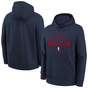 Толстовка с капюшоном Youth navy Washington Wizards 2025/26 Club Fleece Nike