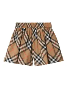 Шорты в клетку Vintage Check BURBERRY KIDS, нейтральный
