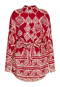 Длинная блузка Usha Blouse, темно-красный