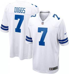 Мужское белое игровое джерси Nike Dallas Cowboys Trevon Diggs #7