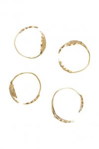 Кольца для салфеток, 4 шт. Ferm Living, желтый