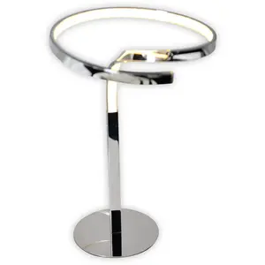 Светодиодная настольная лампа näve Loop Line 1 шт. Теплый белый, современный дизайн; приятный свет Näve, хром