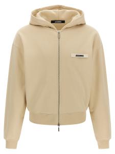 Худи 'Le Hoodie Grip Gros Grain' JACQUEMUS, бежевый