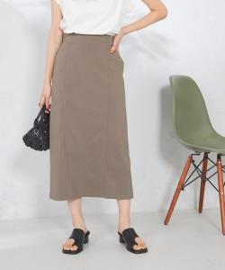 Летняя узкая юбка из высокоэластичной ткани Avv, цвет Mocha