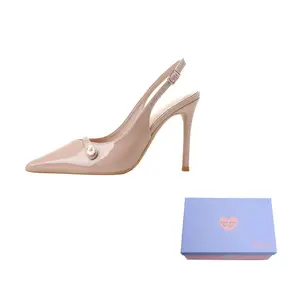 Xingdiman Тонкие каблуки на шпильке для женщин в нюдовом цвете, цвет Nude