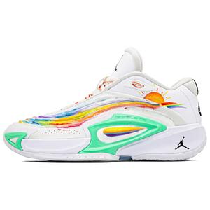 Jordan Баскетбольные кроссовки Luka 3 Shock Absorbers Low Top унисекс, белые