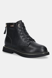 Ботильоны кожаные Goe, черный