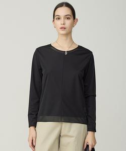 Простой многослойный топ из прозрачного жоржета