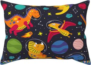 Pevtufa Наволочка с принтом Динозавры в космосе Dinosaurs in Space