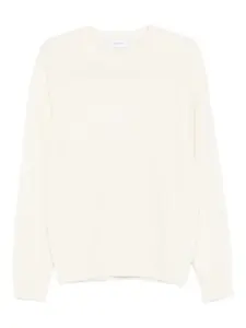 Свитер в рубчик из мериносовой шерсти SCAGLIONE, нейтральный