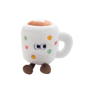 Милый плюшевый кукла в виде кофе с жемчужным молочным чаем, высота 14см/16см MENGXIAOZAI