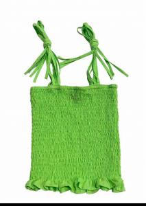 Детская блузка со сборками в зеленом цвете Little Olin