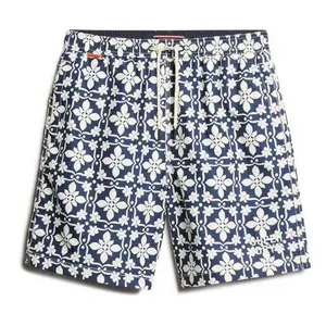 Шорты для плавания Superdry Tile Print 16´´, синий