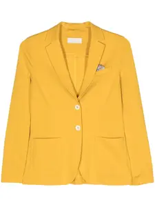 Однобортный пиджак из ткани пике Circolo 1901, желтый