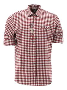 Традиционная рубашка Мегаба средне-красного цвета OS-Trachten