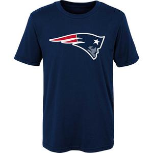Темно-синяя футболка с логотипом New England Patriots для дошкольников Outerstuff, цвет Pat Navy