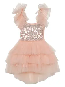 Платье с оборками Tutu Du Monde, розовый