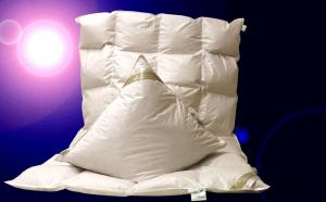 Пододеяльник 4х6 135х200 см 100% новый пух + подушка 80х80 см Betten Hofmann