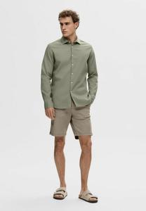 Шорты MILES FLEX NOOS Selected Homme, серо-коричневый