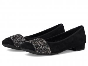 Балетки Vaneli Shezan, Black Suede