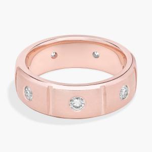 Кольцо Bold Diamond Eternity из 14-каратного розового золота (7 мм, 1/2 карата) Blue Nile