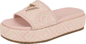 GUESS Women's Longoh Sandal, Light Pink/White 680