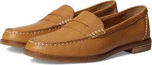 Женские лоферы Sperry Seaport Penny из кожи Saffiano / металлической кожи PlushWave, Tan