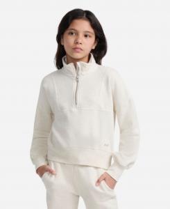 Укороченная толстовка для девочек abercrombie kids, Cream