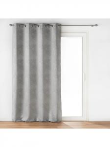 Douceur d’Intérieur Жаккардовая штора серого цвета