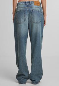 Джинсы свободного кроя PROHIBITED, синий