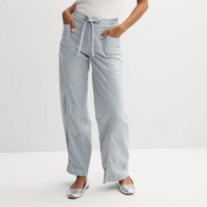 Юношеские универсальные брюки с завышенной талией на резинке So, цвет niagara dew