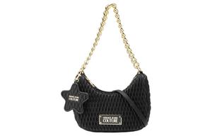 VERSACE JEANS COUTURE Полиуретановая портативная сумка кроссбоди, женская сумка через плечо black