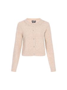 Женский кардиган бежевого меланжа DreiMaster Vintage