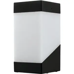 Наружный настенный светильник Madeleine E27 1 шт. Настенный светильник, уличный светильник, с матовым светорассеянием по кругу Heitronic, антрацит