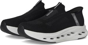 Мужские кроссовки Skechers Max Cushioning Glide Step Euclid с легким надеванием, черный/серый