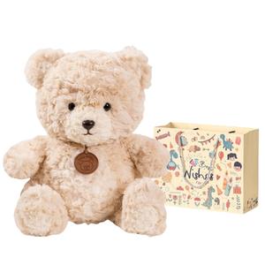 Плюшевая кукла Cartoon Doodoo Bear высотой 35 см MIXIANG, белый/мультиколор