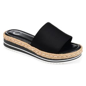 Эспадрильи-слайды Journee Rosey, черный