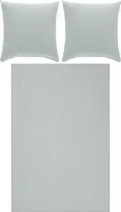 Постельное белье Rosenheim "серебро" 1x 200x240 см + 2x 80x80 см Erwin Müller