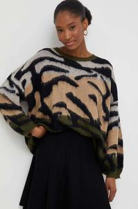 Свитер из смесовой шерсти Answear.Lab, зеленый