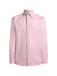 Рубашка с узором "пейсли" и техникой фил-купе Etro, розовый