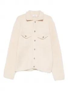 Рубашка-куртка на пуговицах Laneus, молочно-белый